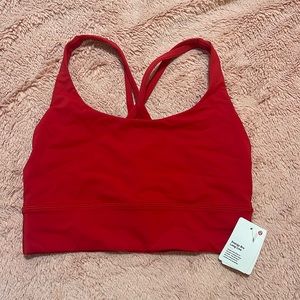 LuLuLemon athletics sports bra. Longline energy bra, size 6. New with tags.